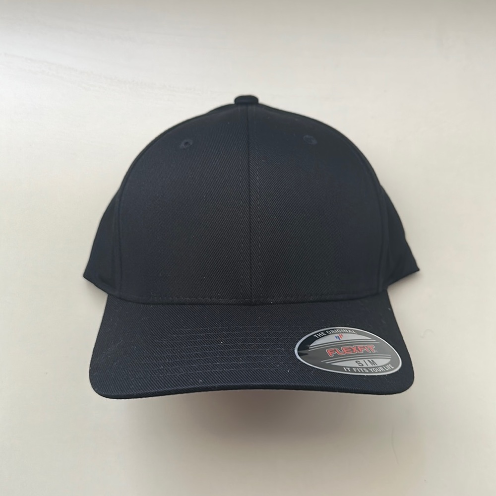 Flexfit Solid Black Cap